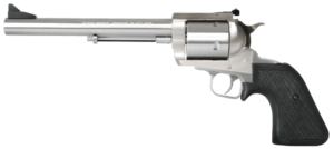 Magnum Research BFR45707 BFR Long Cylinder Large Frame 45-70 Gov 5 Shot  7.50″ Brushed Stainless Steel Barrel  Cylinder & Frame  Black Hogue Rubber Grip  Exposed Hammer
