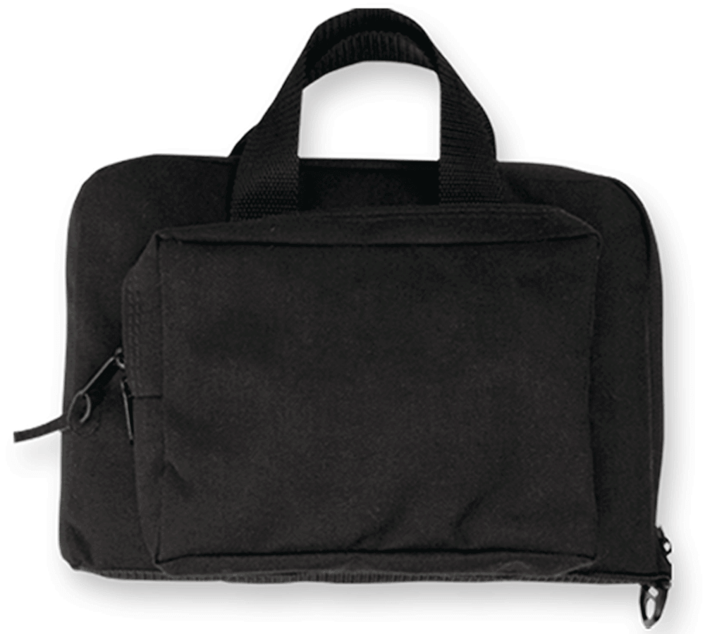 Bulldog BD915 Deluxe Mini Range Bag Black Water-Resistant Outer Shell Inside Ammo & Magazine Pockets Outer Storage Pockets Bulldog BD915 Deluxe Mini Range Bag Black Water-Resistant Outer Shell Inside Ammo & Magazine Pockets Outer Storage Pockets