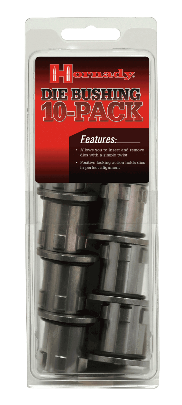 Hornady 044096 Lock-N-Load Die Bushing Metal Works With Hornady Lock N Load AP Press 10 Pack Hornady 044096 Lock-N-Load Die Bushing Metal Works With Hornady Lock N Load AP Press 10 Pack