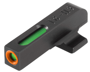 TruGlo TG13BR1PC TFX Pro  Black | Green Tritium & Fiber Optic Orange Outline Front Sight