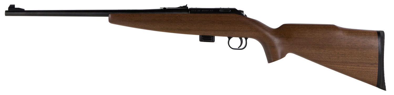 Crickett KSA20411 Model 722 Sporter Compact Youth 22 LR 7+1 16.25″ Blued Barrel & Receiver Fixed Front/Adjustable Rear Sights Walnut Stock w/13.5″ LOP Rebounding Firing Pin Safety Crickett KSA20411 Model 722 Sporter Compact Youth 22 LR 7+1 16.25″ Blued Barrel & Receiver Fixed Front/Adjustable Rear Sights Walnut Stock w/13.5″ LOP Rebounding Firing Pin Safety