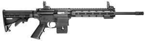 Smith & Wesson 10206 M&P15 Sport *CA CO MD Compliant 22 LR 10+1 16.50" Carbon Steel Barrel 6 Position CAR Stock Magpul MBUS Sights Magpul M-Lok Mounting System Functioning Charging Handle Manual Safety On Lower Receiver Optics Ready