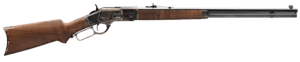 Winchester Repeating Arms 534228140 Model 1873 Sporter Full Size 44-40 Win 14+1 24″ Polished Blued Octagon Barrel  Color Case Hardened Drilled & Tapped Steel Receiver  Grade II/III Black Walnut Fixed Wood Stock