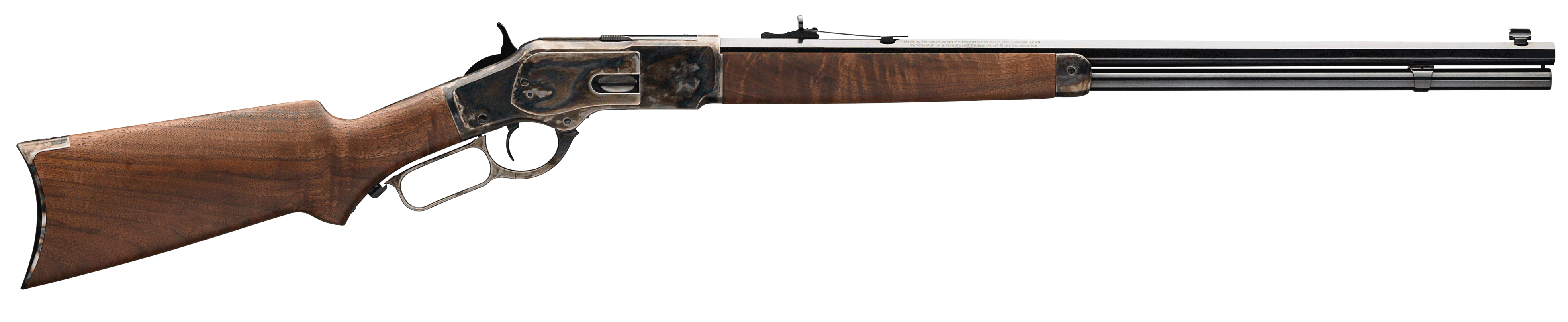 Winchester Repeating Arms 534228140 Model 1873 Sporter Full Size 44-40 Win 14+1 24″ Polished Blued Octagon Barrel Color Case Hardened Drilled & Tapped Steel Receiver Grade II/III Black Walnut Fixed Wood Stock Winchester Repeating Arms 534228140 Model 1873 Sporter Full Size 44-40 Win 14+1 24″ Polished Blued Octagon Barrel Color Case Hardened Drilled & Tapped Steel Receiver Grade II/III Black Walnut Fixed Wood Stock