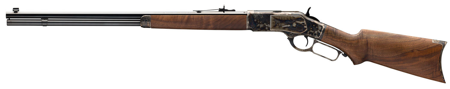 Winchester Repeating Arms 534228140 Model 1873 Sporter Full Size 44-40 Win 14+1 24″ Polished Blued Octagon Barrel Color Case Hardened Drilled & Tapped Steel Receiver Grade II/III Black Walnut Fixed Wood Stock Winchester Repeating Arms 534228140 Model 1873 Sporter Full Size 44-40 Win 14+1 24″ Polished Blued Octagon Barrel Color Case Hardened Drilled & Tapped Steel Receiver Grade II/III Black Walnut Fixed Wood Stock