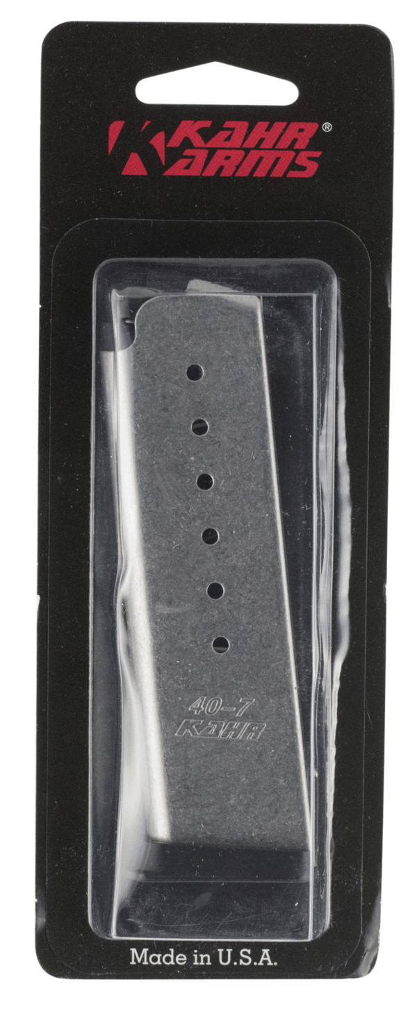 Kahr Arms K720 OEM Stainless Detachable 7rd 40 S&W for Kahr CT/TP/KT Kahr Arms K720 OEM Stainless Detachable 7rd 40 S&W for Kahr CT/TP/KT
