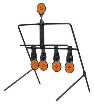 Caldwell 820585  Resetting Target Airgun AR500 Steel Black/Orange Impact Enhancement Motion 1.50″
