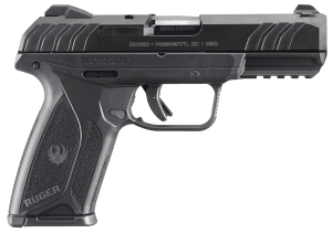 Ruger 3810 Security-9 9mm Luger 15+1 4" Black Steel Barrel Black Oxide Serrated Steel Slide Black Polymer Frame w/Picatinny Rail Black Polymer Grip