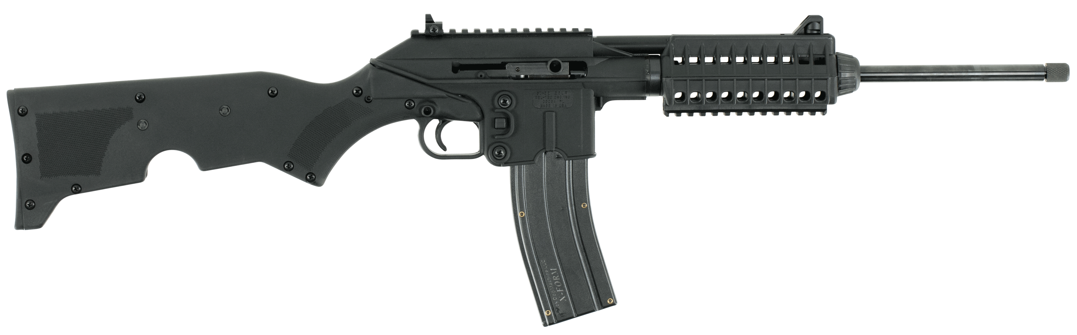 Kel-Tec SU22CABLK SU-22 Full Size 22 LR 26+1 16.10″ Black Barrel Black Polymer Receiver Black Fixed Stock w/Storage Compartment Right Hand Kel-Tec SU22CABLK SU-22 Full Size 22 LR 26+1 16.10″ Black Barrel Black Polymer Receiver Black Fixed Stock w/Storage Compartment Right Hand