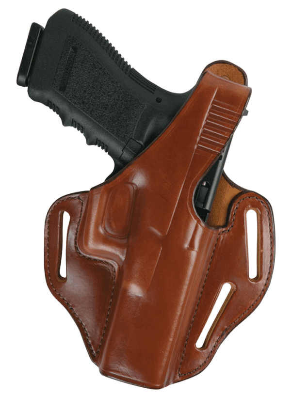 Bianchi 24116 77 Piranha  OWB Size 01 Tan Leather Belt Slide Fits S&W J Frame Right Hand