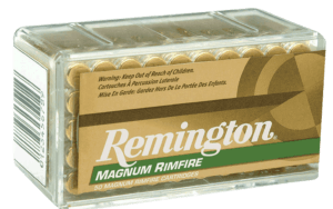 Remington Ammunition 21170 Magnum Rimfire  22 WMR 40 gr Jacket Hollow Point 50rd Box/ 40 Cs