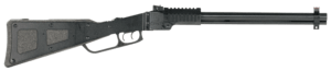 Chiappa Firearms 500188 M6  22 LR/12 Gauge 1+1 18.50″ Blued Steel Barrel  Folding Break Open  Receiver Mounted Quad Picatinny Forend  Black Skeletonized Stock w/PPS Foam Inserts  Double Trigger System  Includes Modified Choke