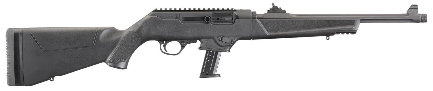 Ruger 19100 PC Carbine 9mm Luger 17+1 16.12" Threaded/Fluted Barrel Type III Hard Coat Anodized Aluminum Alloy Receiver Synthetic Stock Optics Ready - Image 4