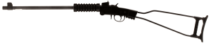 Chiappa Firearms 500145 Little Badger  Full Size 17 HMR 1 Shot  16.50" Black Cerakote Steel Threaded Barrel  Black Cerakote Quad Picatinny Receiver  Black Cerakote Underfolding Wire Frame Stock  Right Hand
