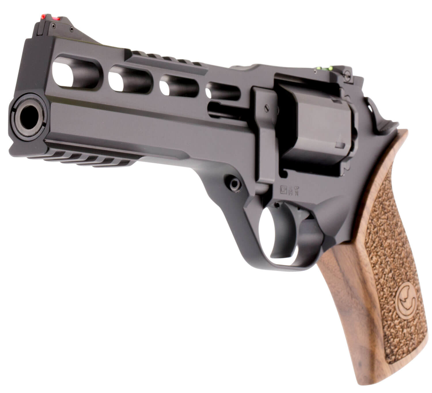 Chiappa Firearms 340221 Rhino 60DS Small Frame 357 Mag 6 Shot 6″ Black Anodized Steel Vent Rib Barrel Blued Steel Cylinder Black Anodized Aluminum Frame Walnut Grip Concealed Hammer Chiappa Firearms 340221 Rhino 60DS Small Frame 357 Mag 6 Shot 6″ Black Anodized Steel Vent Rib Barrel Blued Steel Cylinder Black Anodized Aluminum Frame Walnut Grip Concealed Hammer