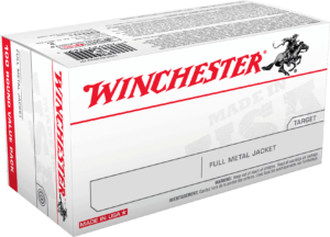 Winchester Ammo USA380VP USA  380 ACP 95 gr Full Metal Jacket Flat Nose 100rd Box/5 Case