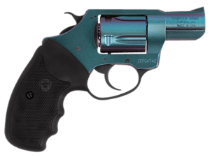 Charter Arms 25387 Undercover Chameleon Small 38 Special  5 Shot 2″ High Polished Iridescent Cerakote Steel Barrel  Black Passivate Cylinder  High Polished Iridescent Cerakote Aluminum Frame w/Black Finger Grooved Rubber Grip  Exposed Hammer