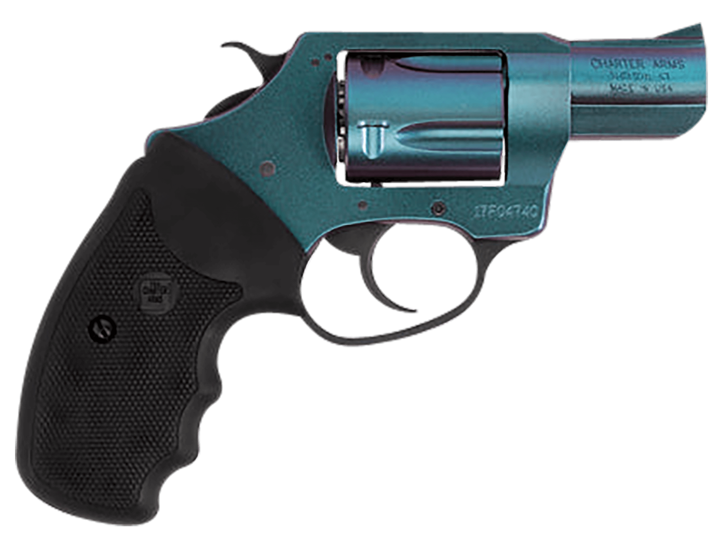 Charter Arms 25387 Undercover Chameleon Small 38 Special 5 Shot 2″ High Polished Iridescent Cerakote Steel Barrel Black Passivate Cylinder High Polished Iridescent Cerakote Aluminum Frame w/Black Finger Grooved Rubber Grip Exposed Hammer Charter Arms 25387 Undercover Chameleon Small 38 Special 5 Shot 2″ High Polished Iridescent Cerakote Steel Barrel Black Passivate Cylinder High Polished Iridescent Cerakote Aluminum Frame w/Black Finger Grooved Rubber Grip Exposed Hammer