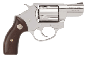 Charter Arms 73829 Undercover  Small 38 Special  5 Shot 2″ High Polished Stainless Steel Barrel  Cylinder & Frame w/Wood Grip  Exposed Hammer