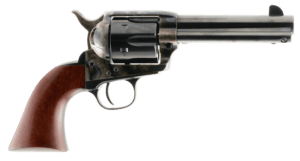 Taylors & Company 550887 1873 Cattleman SAO 45 Colt (LC) Caliber with 4.75″ Blued Finish Barrel 6rd Capacity Black Finish Cylinder Color Case Hardened Finish Steel Frame & Walnut Grip Taylors & Company 550887 1873 Cattleman SAO 45 Colt (LC) Caliber with 4.75″ Blued Finish Barrel 6rd Capacity Black Finish Cylinder Color Case Hardened Finish Steel Frame & Walnut Grip