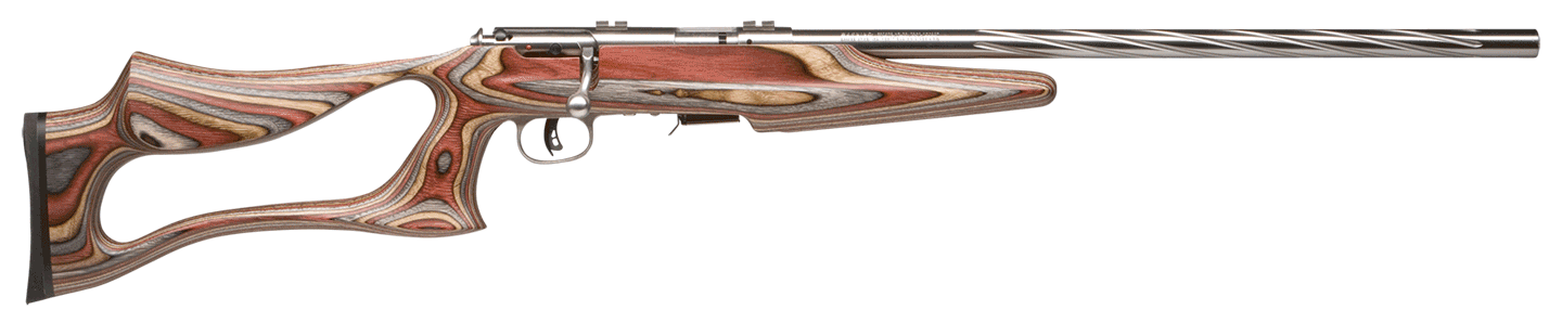 Savage Arms 92750 93 BSEV 22 WMR Caliber with 5+1 Capacity 21" Barrel Matte Stainless Metal Finish & Multi Laminate Stock Right Hand (Full Size)