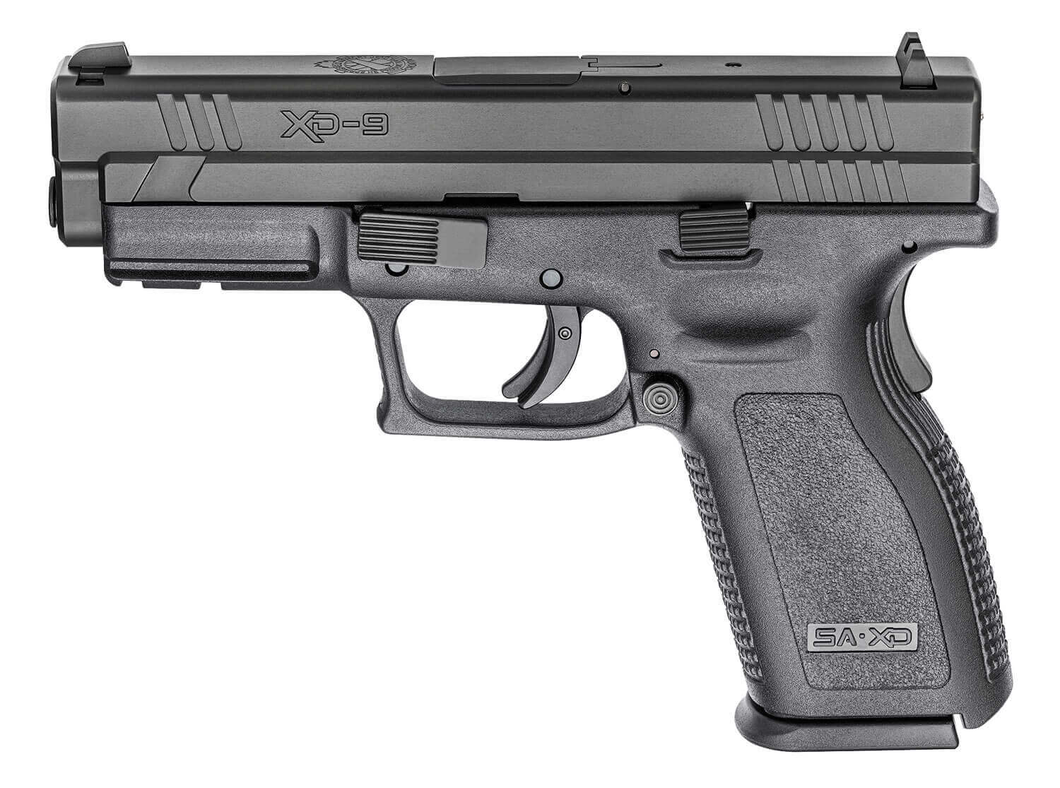 Springfield Armory XD9101CA XD Service Defender Legacy *CA Compliant 9mm Luger 4" 10+1 Railed Black Frame Black Melonite Steel Slide Black Polymer Grip - Image 2
