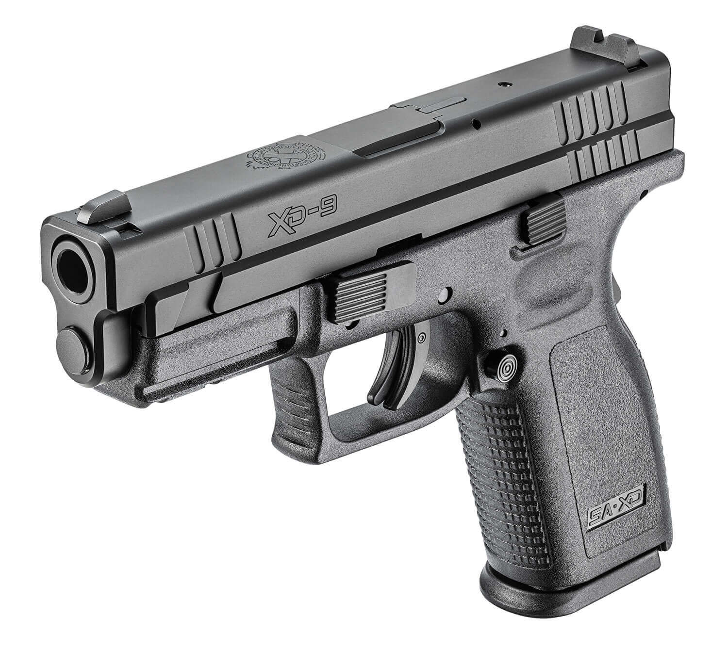 Springfield Armory XD9101CA XD Service Defender Legacy *CA Compliant 9mm Luger 4" 10+1 Railed Black Frame Black Melonite Steel Slide Black Polymer Grip - Image 4