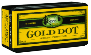 Speer 4470 Gold Dot Personal Protection 45 Cal .451 185 gr Hollow Point 100rd Box/ 5 Case