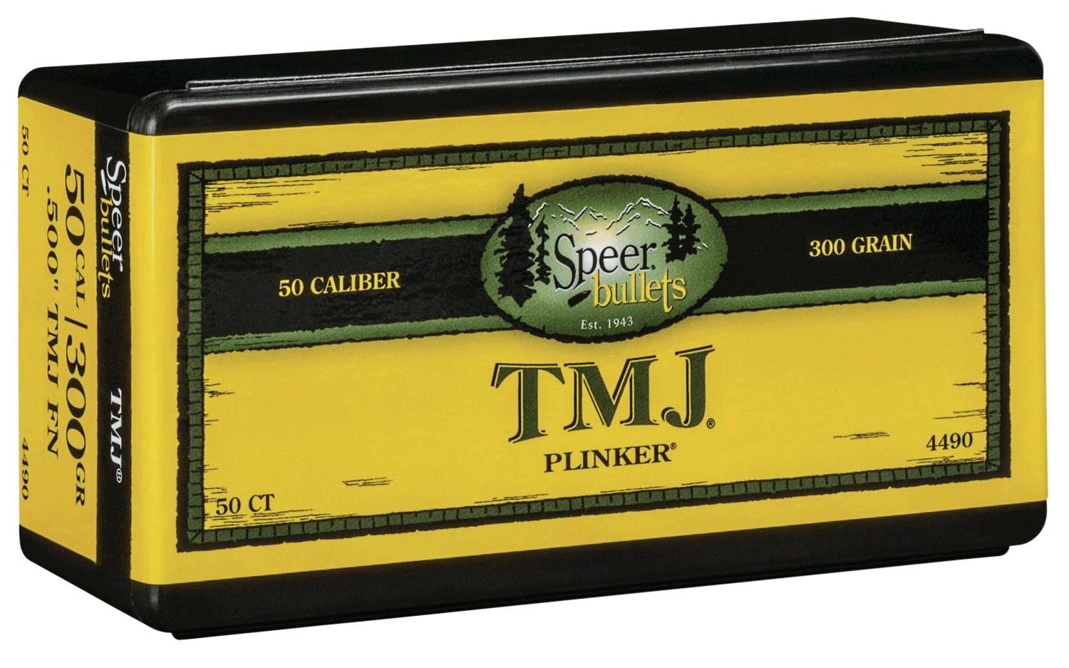 Speer 4490 TMJ 50 Cal .500 300 gr Total Metal Jacket 50rd Box/ 5 Case Speer 4490 TMJ 50 Cal .500 300 gr Total Metal Jacket 50rd Box/ 5 Case