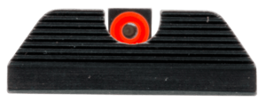 AmeriGlo GL353 Protector Sight Set for Glock  Black | Green Tritium with Orange Outline Front Sight Black Rear Sight
