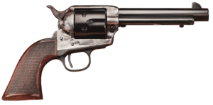 Taylors & Company 550812DE Smoke Wagon Deluxe 45 Colt (LC) Caliber with 4.75″ Blued Finish Barrel 6rd Capacity Blued Finish Cylinder Color Case Hardened Finish Steel Frame Checkered Walnut Grip & Overall Taylor Polish Taylors & Company 550812DE Smoke Wagon Deluxe 45 Colt (LC) Caliber with 4.75″ Blued Finish Barrel 6rd Capacity Blued Finish Cylinder Color Case Hardened Finish Steel Frame Checkered Walnut Grip & Overall Taylor Polish
