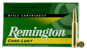 Remington Ammunition 22191 Core-Lokt  338 Win Mag 250 gr Core Lokt Pointed Soft Point 20rd Box