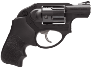 Ruger 5450 LCR  Small Frame 357 Mag 5rd 1.87″ Matte Black Steel Barrel  Black PVD Cylinder  Matte Black Stainless Steel Frame  Hogue Tamer Monogrip Grip  Concealed Hammer