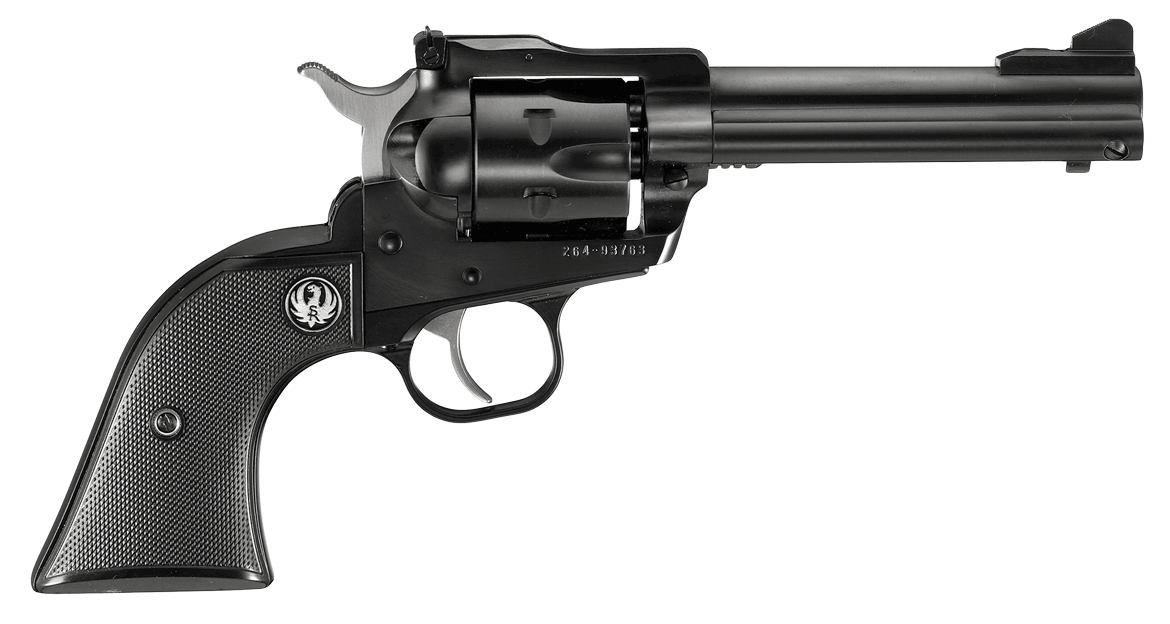 Ruger 0623 Single-Six Convertible 22 LR/22 WMR 6rd 4.62" Blued Alloy Steel Barrel Cylinder & Frame Black Checkered Rubber Grip Transfer Bar Safety Exposed Hammer