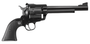 Ruger 0318 Blackhawk Convertible 357 Mag/9mm Luger 6rd 6.50″ Blued Alloy Steel Barrel  Cylinder & Frame  Black Checkered Rubber Grip  Transfer Bar Safety  Exposed Hammer