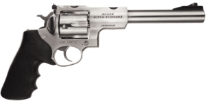 Ruger 5501 Super Redhawk 44 Rem Mag/44 Special 6rd 7.50″ Satin Stainless Steel w/Integral Mount Barrel Satin Stainless Cylinder & Frame Black Hogue Tamer Monogrip Transfer Bar Safety Ruger 5501 Super Redhawk 44 Rem Mag/44 Special 6rd 7.50″ Satin Stainless Steel w/Integral Mount Barrel Satin Stainless Cylinder & Frame Black Hogue Tamer Monogrip Transfer Bar Safety