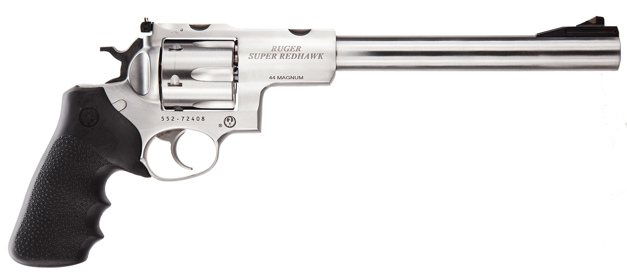 Ruger 5502 Super Redhawk Large Frame 44 Rem Mag/44 Special 6rd 9.50″ Satin Stainless Steel w/Integral Mount Barrel Satin Cylinder & Frame Hogue Tamer Monogrip Transfer Bar Safety Exposed Hammer Ruger 5502 Super Redhawk Large Frame 44 Rem Mag/44 Special 6rd 9.50″ Satin Stainless Steel w/Integral Mount Barrel Satin Cylinder & Frame Hogue Tamer Monogrip Transfer Bar Safety Exposed Hammer