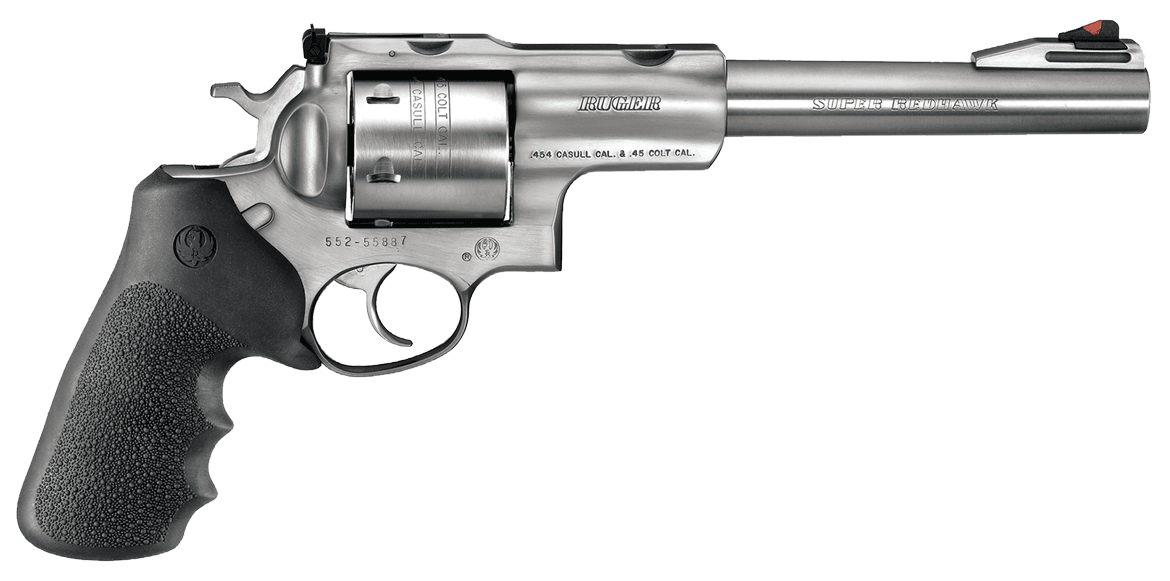 Ruger 5505 Super Redhawk Large Frame 45 Colt (Long Colt)/454 Casull 6rd 7.50″ Satin Stainless Steel Barrel w/Integral Mount Satin Stainless Steel Cylinder & Frame Hogue Tamer Monogrip Transfer Bar Safety Exposed Hammer Ruger 5505 Super Redhawk Large Frame 45 Colt (Long Colt)/454 Casull 6rd 7.50″ Satin Stainless Steel Barrel w/Integral Mount Satin Stainless Steel Cylinder & Frame Hogue Tamer Monogrip Transfer Bar Safety Exposed Hammer