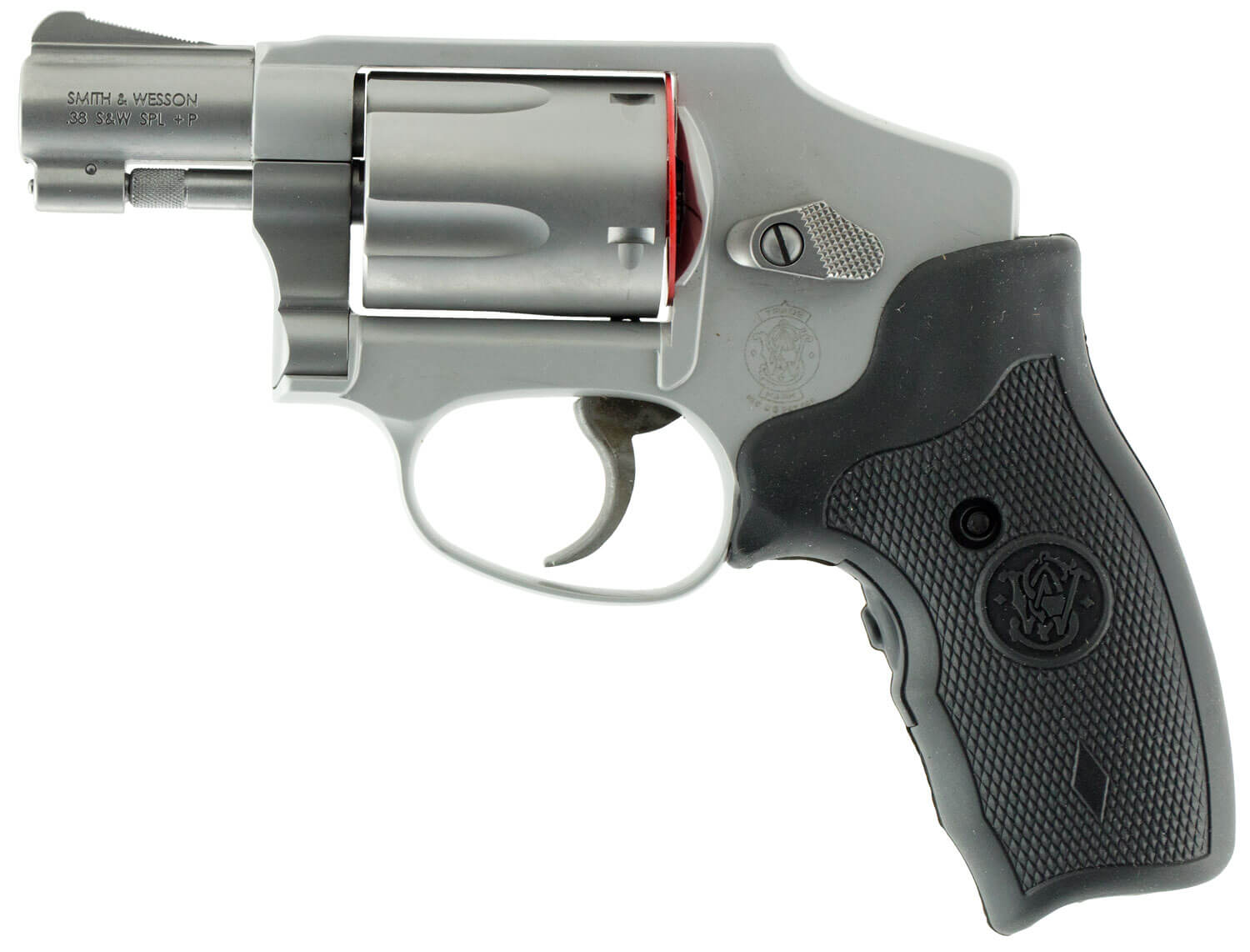 Smith & Wesson 150972 Model 642 Airweight 38 S&W Spl +P 5 Shot 1.88" Stainless Steel Barrel/Cylinder Matte Silver Aluminum Alloy J-Frame Includes Crimson Trace LG-305 Lasergrip No Internal Lock - Image 2