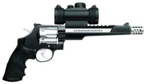 Smith & Wesson 170318 Model 629 Performance Center 44 Rem Mag or 44 S&W Spl Stainless Steel 7.50″ Barrel With Muzzle Brake & 6rd Cylinder Two Tone Stainless Steel N-Frame Includes Red/Green Dot Chromed Hammer & Trigger With Stop Smith & Wesson 170318 Model 629 Performance Center 44 Rem Mag or 44 S&W Spl Stainless Steel 7.50″ Barrel With Muzzle Brake & 6rd Cylinder Two Tone Stainless Steel N-Frame Includes Red/Green Dot Chromed Hammer & Trigger With Stop