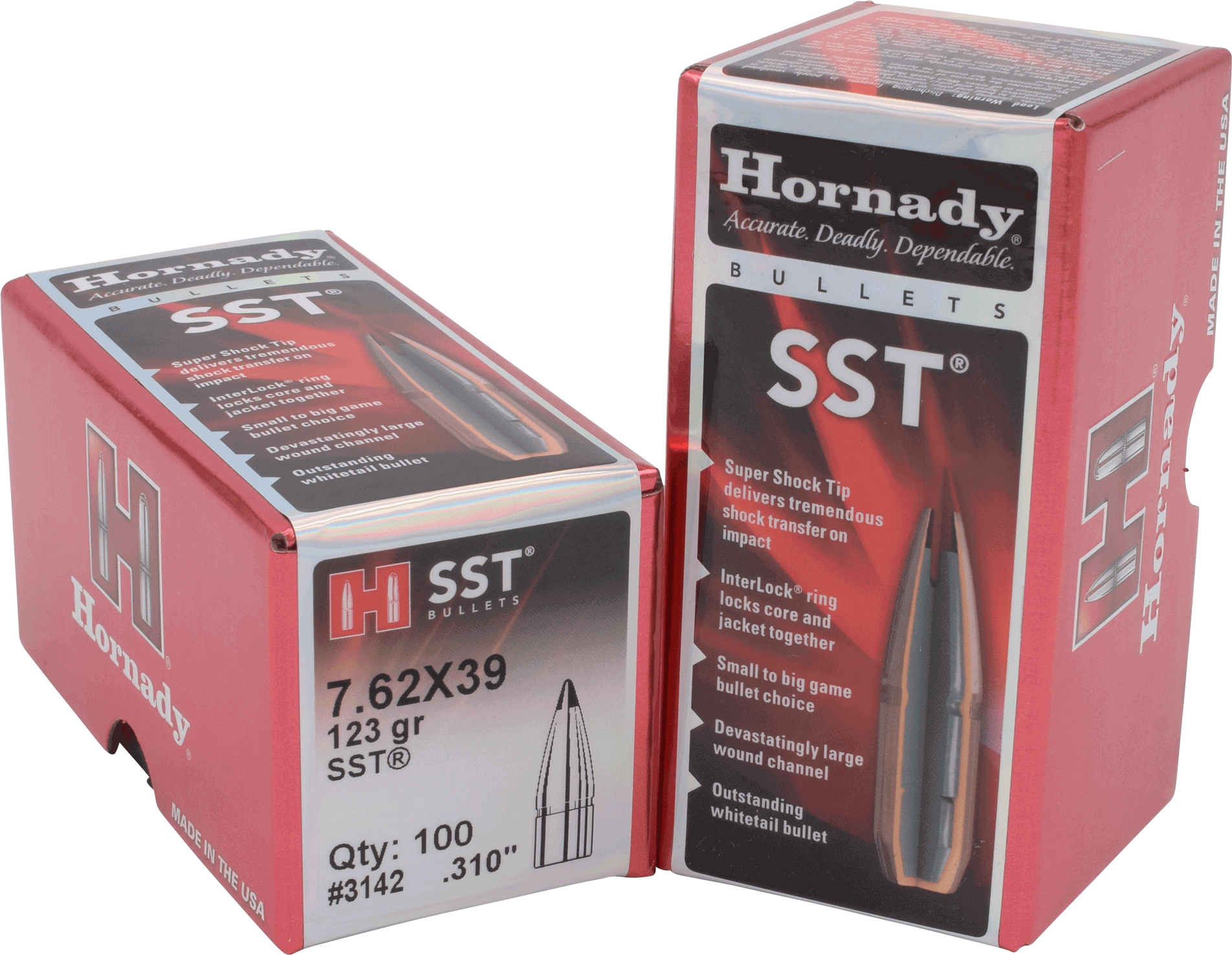 Hornady 3142 SST 7.62mm .310 123 gr Super Shock Tip 100rd Box Hornady 3142 SST 7.62mm .310 123 gr Super Shock Tip 100rd Box