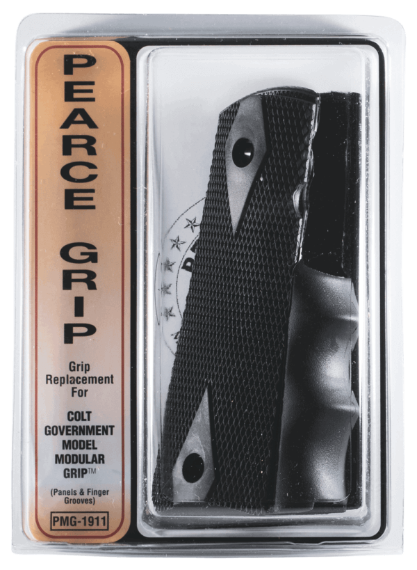 Pearce Grip PGM1911 Modular Grip System Black Rubber for 1911 Government Pearce Grip PGM1911 Modular Grip System Black Rubber for 1911 Government