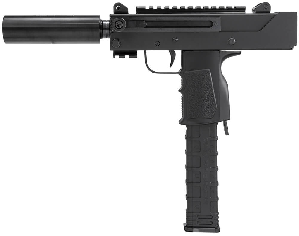 MasterPiece Arms 30SST Defender 9mm Side Cocking Scope Mount 9mm Luger 30+1 6″ Threaded Barrel Aluminum Lower Receiver w/Mounted Short Accessory Rail Black Parkerized Finish Machined Aluminum Grip Polymer Magazine Safety Lever Selector Optics Ready MasterPiece Arms 30SST Defender 9mm Side Cocking Scope Mount 9mm Luger 30+1 6″ Threaded Barrel Aluminum Lower Receiver w/Mounted Short Accessory Rail Black Parkerized Finish Machined Aluminum Grip Polymer Magazine Safety Lever Selector Optics Ready