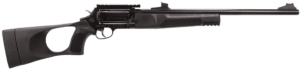 Rossi SCJT4510 Circuit Judge  45 Colt (LC) Caliber or 410 Gauge with 5rd Capacity  18.50″ Barrel  Matte Black Metal Finish & Black Fixed Thumbhole Stock Right Hand (Full Size)