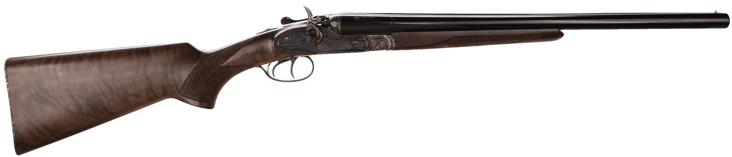 Taylors & Company 230000 Hammer Coach 12 Gauge with 20″ Barrel 3″ Chamber 2rd Capacity Color Case Hardened Metal Finish & Walnut Stock Right Hand Taylors & Company 230000 Hammer Coach 12 Gauge with 20″ Barrel 3″ Chamber 2rd Capacity Color Case Hardened Metal Finish & Walnut Stock Right Hand