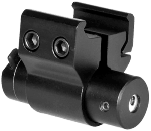 NcStar ACPRLS Compact Laser 5mW Red Laser with 635-655nM Wavelength Black Finish & Weaver Mount for Compact & Subcompact Pistols