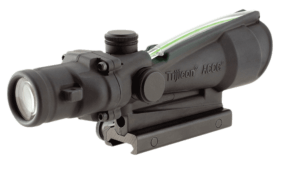 Trijicon 100155 ACOG Black Hardcoat Anodized 3.5x 35mm Illuminated Green Horseshoe 308 Ballistic Reticle