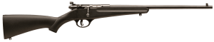 Savage Arms 13775 Rascal 22 LR Caliber with 1rd Capacity 16.12" Barrel Blued Metal Finish & Matte Black Synthetic Stock Right Hand (Youth)