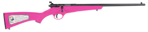 Savage Arms 13780 Rascal 22 LR Caliber with 1rd Capacity 16.10" Barrel Blued Metal Finish & Pink Synthetic Stock Right Hand (Youth)