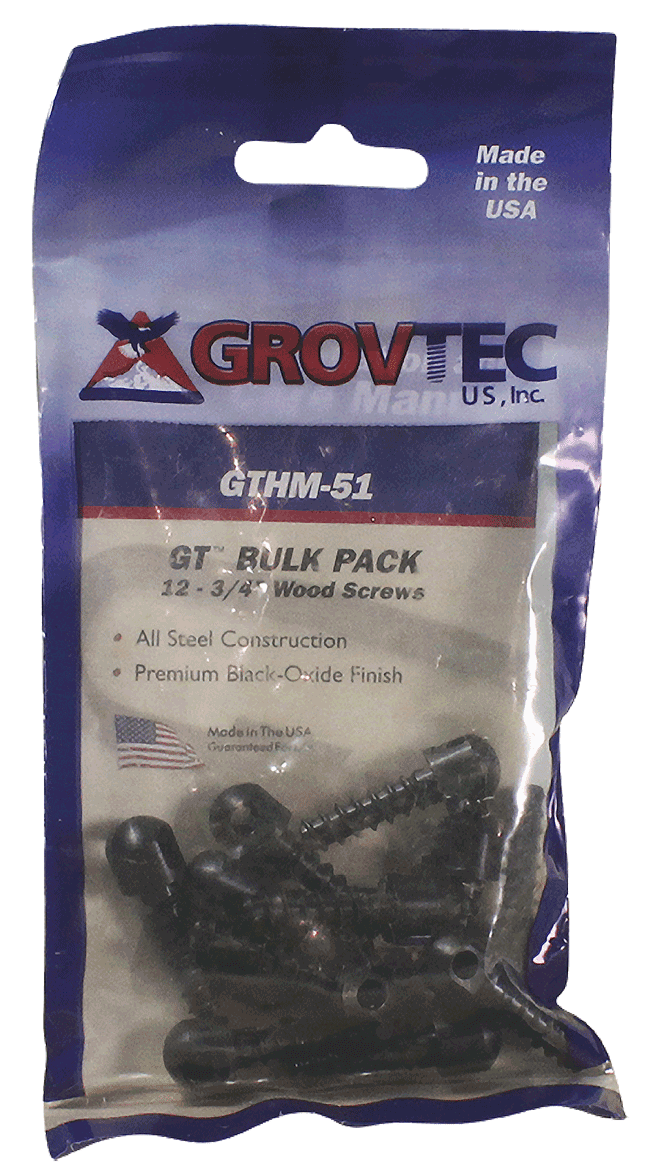 GrovTec US Inc GTHM51 Wood Screw Swivel Studs 0.75″ 12-Pack Black GrovTec US Inc GTHM51 Wood Screw Swivel Studs 0.75″ 12-Pack Black